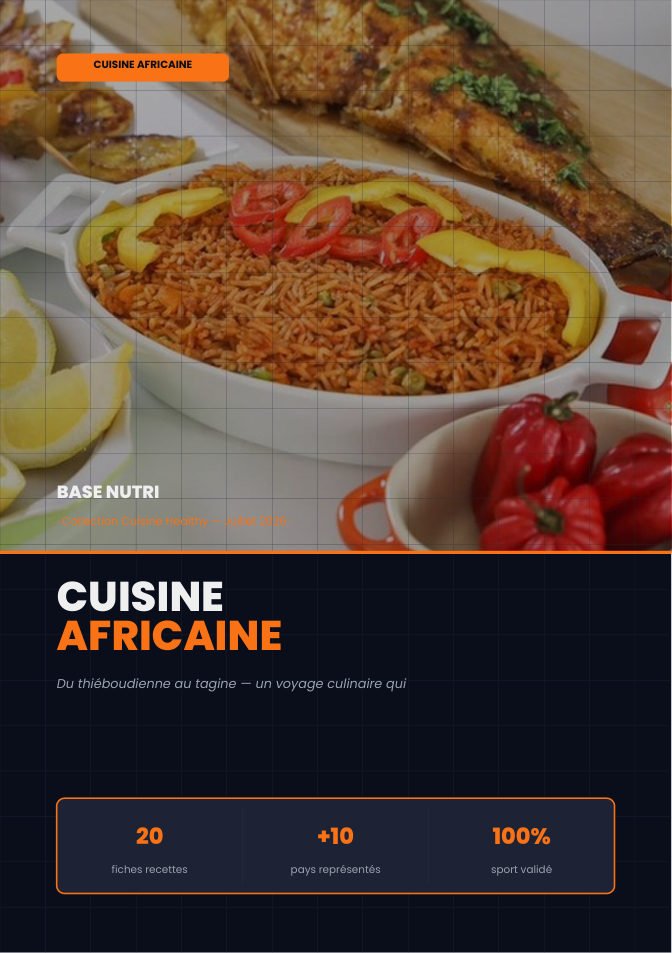 Couverture BASE NUTRI — Cuisine Africaine